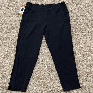 NWT 32 Degrees Women's Mini Twill Pull-On Pants Black, Size XXL (New)